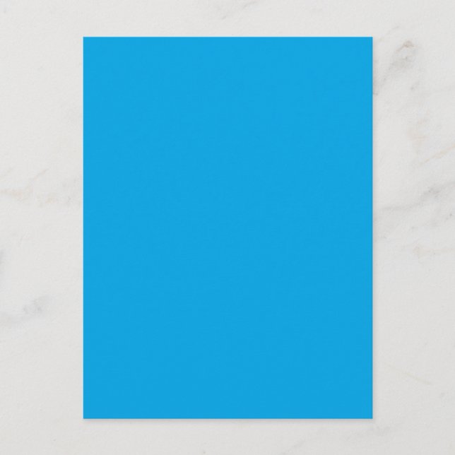 Hintergrunddekor von Sky Blue Color Postkarte (Vorderseite)