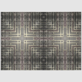 Hintergrunddekoutierung für Gold Graue Metalle Seidenpapier