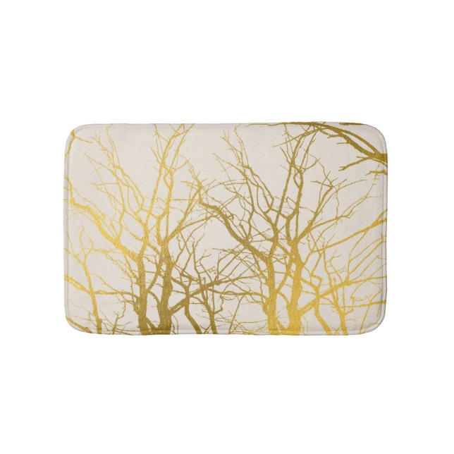 Hintergründe der Muster-Ränder aus Gold Treppen Badematte (Vorderseite)