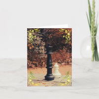 Hintergründe der Slay King Schach Grußkarte