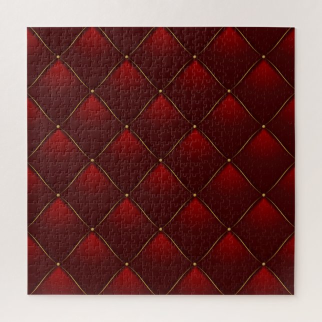 Hintergründe des gequilten Red Gold Thread (Vertikal)