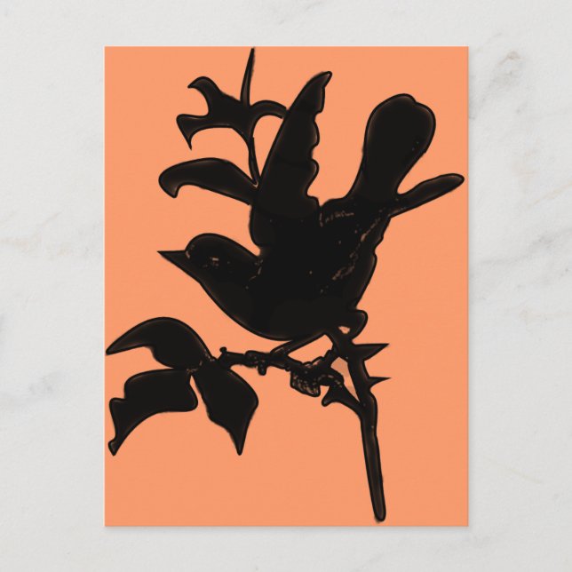 Hintergrundfarbe ändern postkarte (Vorderseite)