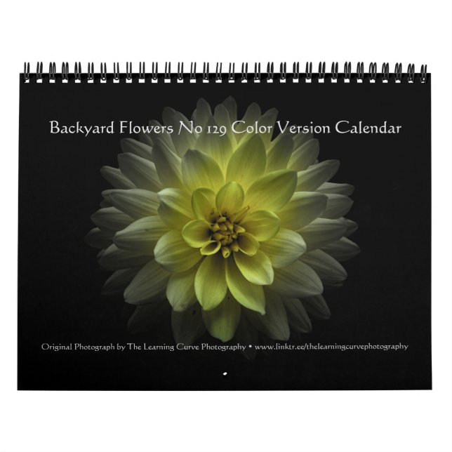 Hintergrundfarbe Blume Nr. 129 Kalender (Titelbild)