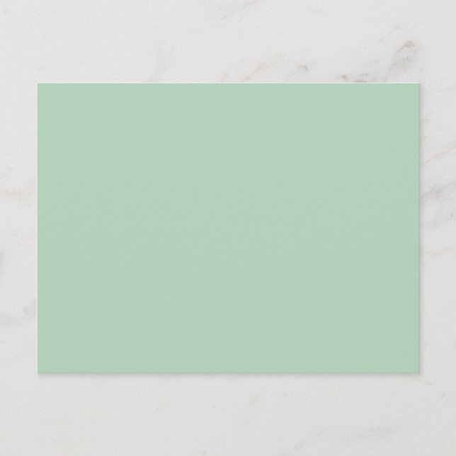 Hintergrundfarbe - Celadon Postkarte (Vorderseite)