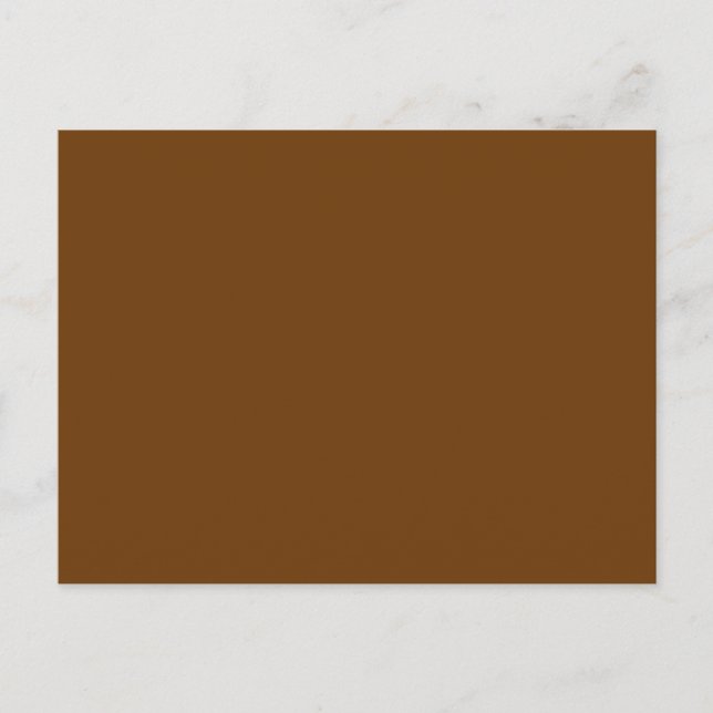 Hintergrundfarbe für braunen Akzent Sie können anp Postkarte (Vorderseite)