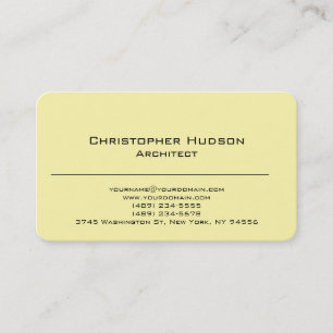 Hintergrundfarbe für Creme und Beige - Unternehmen Visitenkarte
