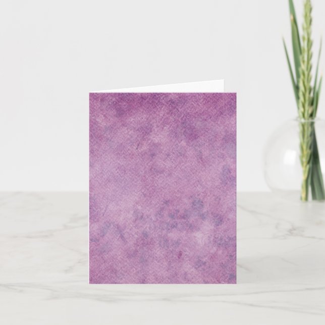 Hintergrundfarbe für lila Aquarellbilder Karte (Vorderseite)