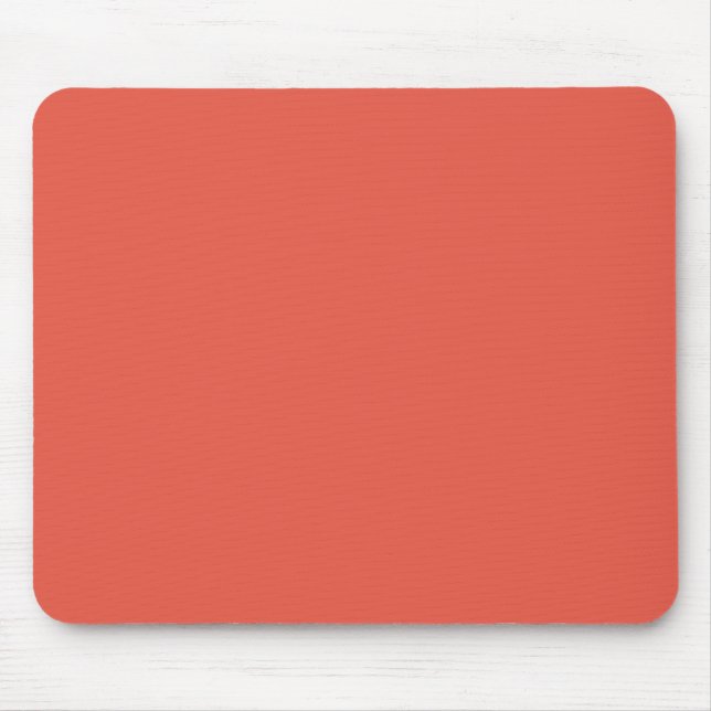 Hintergrundfarbe - Koralle Mousepad (Vorne)