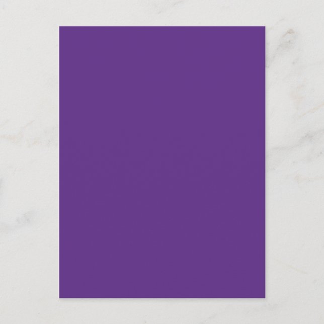 Hintergrundfarbe - Lila Postkarte (Vorderseite)