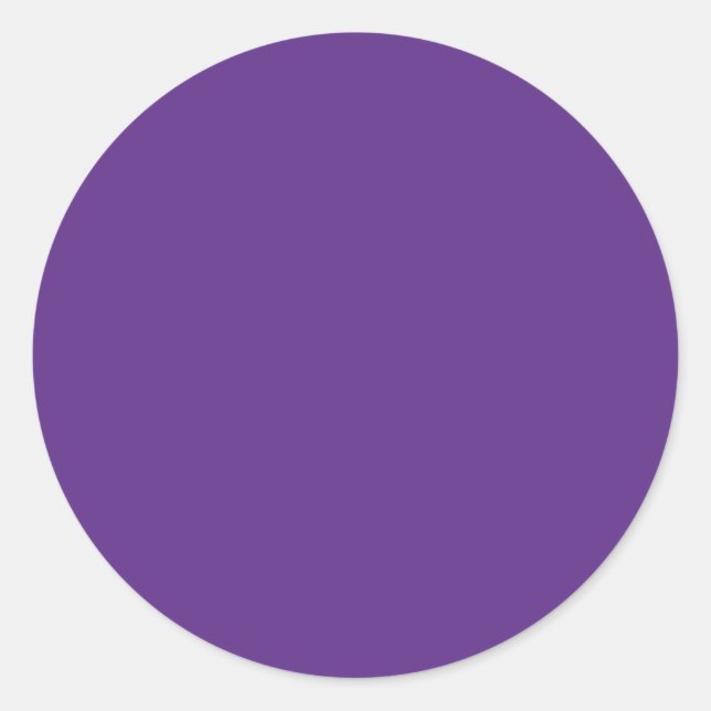 Hintergrundfarbe - Lila Runder Aufkleber (Vorderseite)