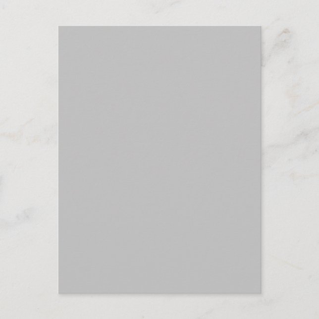Hintergrundfarbe Vorlage Silver Grau Postkarte (Vorderseite)