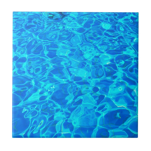 Hintergrundfliese des blauen Wassers Fliese (Vorderseite)
