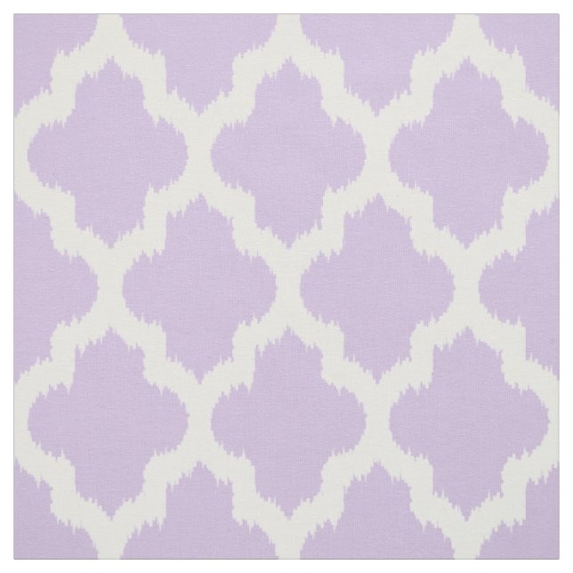 Hintergrundinformationen zu White Quatrefolie Ikat Stoff (Muster)