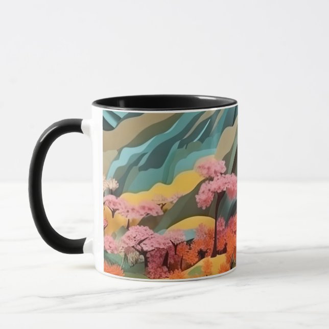 Hintergrundinformationen zum 3D-Effekt der japanis Tasse (Links)