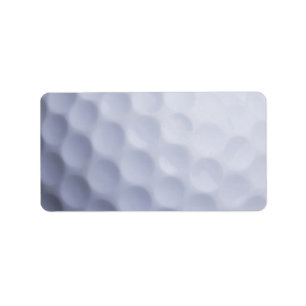 Hintergrundinformationen zum Golf Ball - Maßgeschn Adressaufkleber