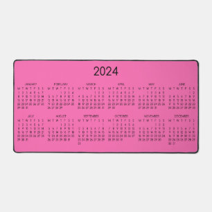 Hintergrundinformationen zum Kalender 2024 - Hot-P Schreibtischunterlage