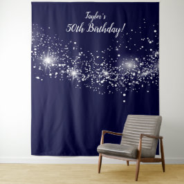 Hintergrundinformationen zum Night Sky Birthday Fo Wandteppich