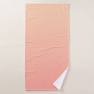 Hintergrundinformationen zum Peach Gradient Badehandtuch