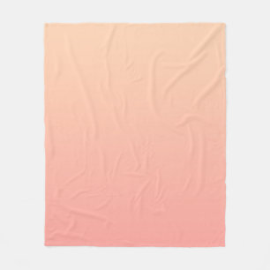 Hintergrundinformationen zum Peach Gradient Fleecedecke