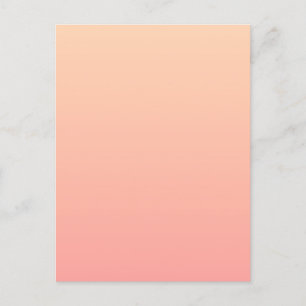 Hintergrundinformationen zum Peach Gradient Postkarte