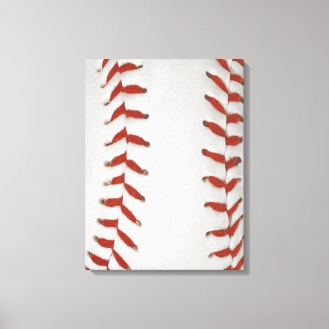 Hintergrundinformationen zum Softball-Muster Leinwanddruck (Vorderseite)