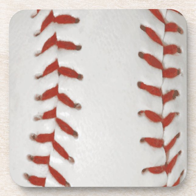 Hintergrundinformationen zum Softball-Muster Untersetzer (Vorderseite)