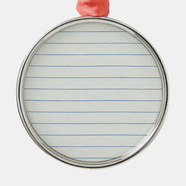 Hintergrundinformationen zum Thema "Lined School" Ornament Aus Metall (Vorne)