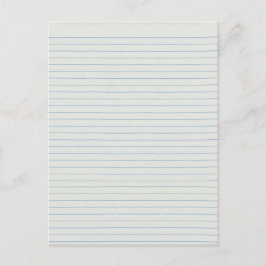 Hintergrundinformationen zum Thema "Lined School" Postkarte
