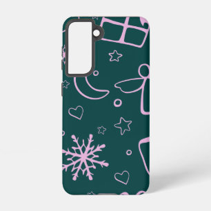 Hintergrundkarte Feier Weihnachten Dezember Samsung Galaxy Hülle