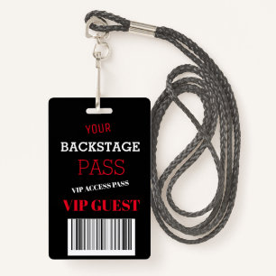Hintergrundmusik Festival Black Access Pass VIP Ausweis