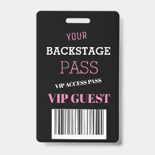 Hintergrundmusik Festival Rosa Zugangskarte VIP Ausweis