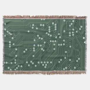 Hintergrundmuster Art des Green Circuit Board Decke
