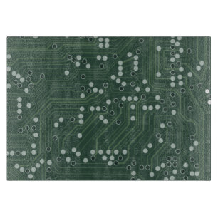 Hintergrundmuster Art des Green Circuit Board Schneidebrett