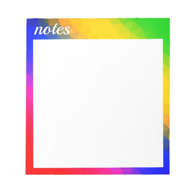 Hintergrundnotiz Notizblock (Vorderseite)