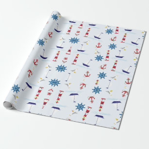 Hintergrundpapier für nautische Tapeten Geschenkpapier