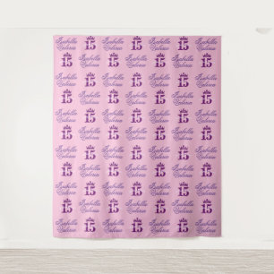 Hintergrundschritt und Wiederholung der Quinceaner Wandteppich