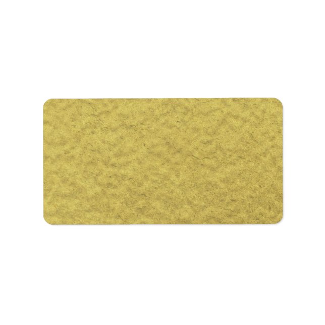 Hintergrundtextur der Goldfolie Adressaufkleber (Vorne)