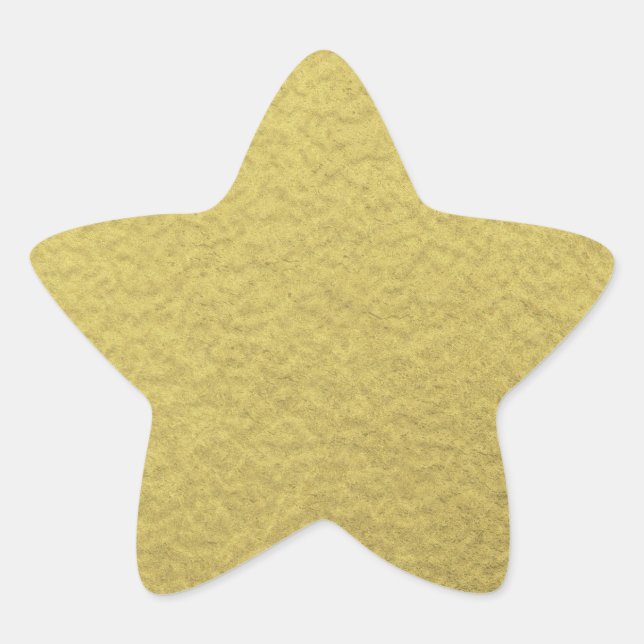 Hintergrundtextur der Goldfolie Stern-Aufkleber (Vorderseite)