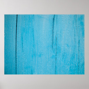 Hintergrundtextur Holz blau Poster