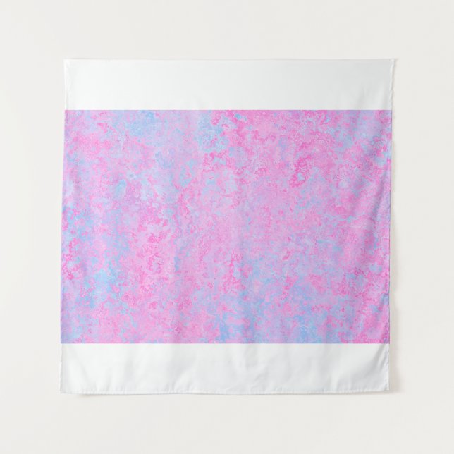 Hintergrundtextur rosa hellblau wandteppich (Vorderseite)