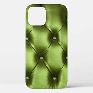 Hintergrundtextur von dunkelgrünem Capiton echt Case-Mate iPhone Hülle