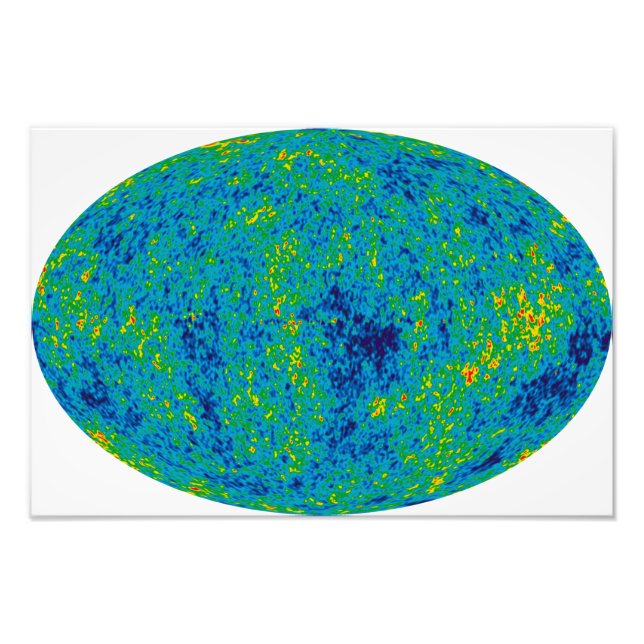 Hintergrundübersicht über kosmische Mikrowellen Fotodruck (Vorne)