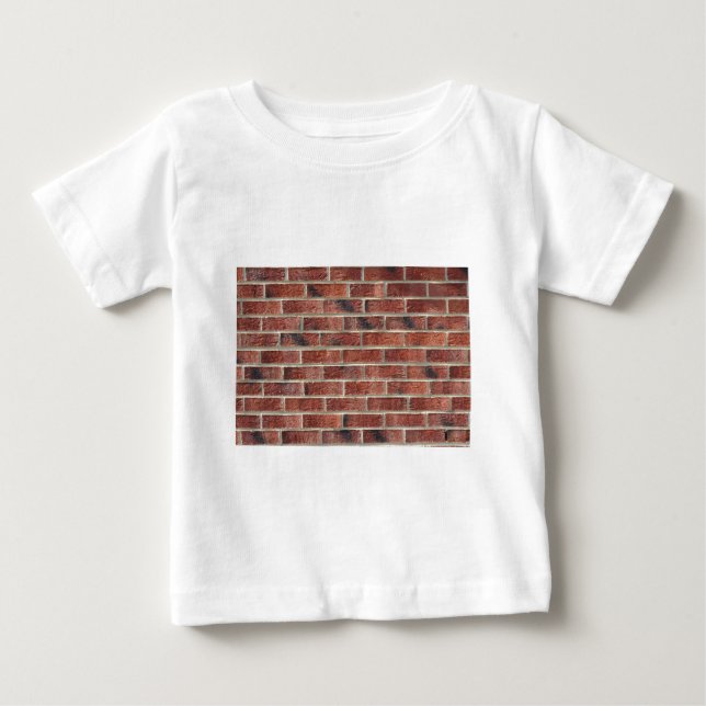 Hintergrundvorlage für coole Hip Hop Brick Wand Baby T-shirt (Vorderseite)