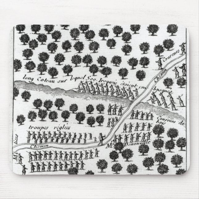 Hinterhalt des Irokesen Mousepad (Vorne)