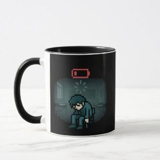 Hinterherhinkend im echten Leben – Gamer-Stimmung Tasse