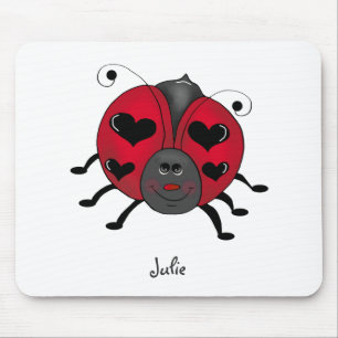 Hinterhof-Buggyen · Lächelnder Marienkäfer Mousepad
