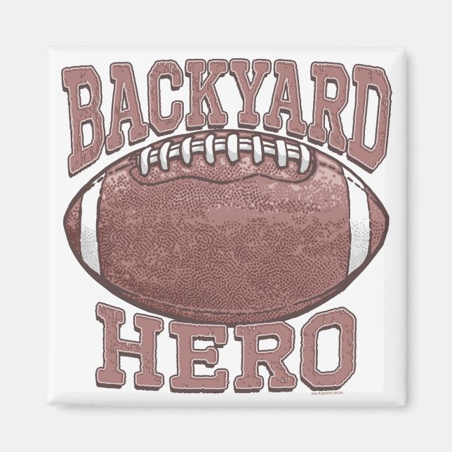 Hinterhof Hero Football Gegerät Magnet (Vorne)