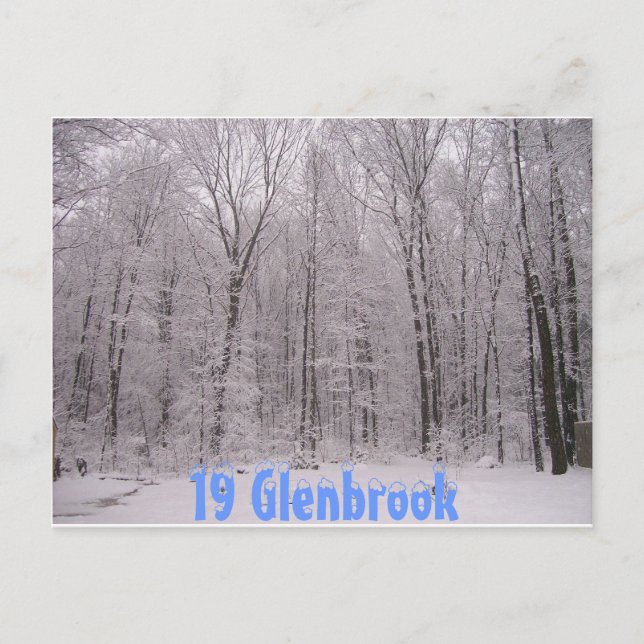 Hinterhof Postkarte (Vorderseite)