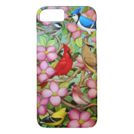 Hinterhof-Vögel in Hartriegel-Baum iPhone Fall Case-Mate iPhone Hülle
