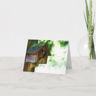 Hinterhof-Vögel Notecards Karte